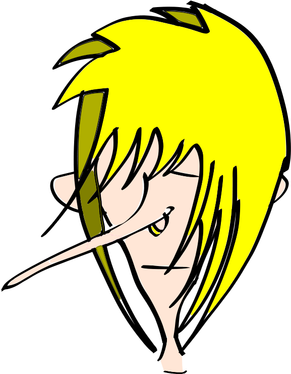 Similar Clip Art - Cartoon Character With Long Hair (800x800)