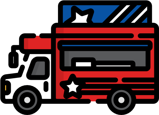Food Truck Free Icon - Food Truck Free Icon (512x512)