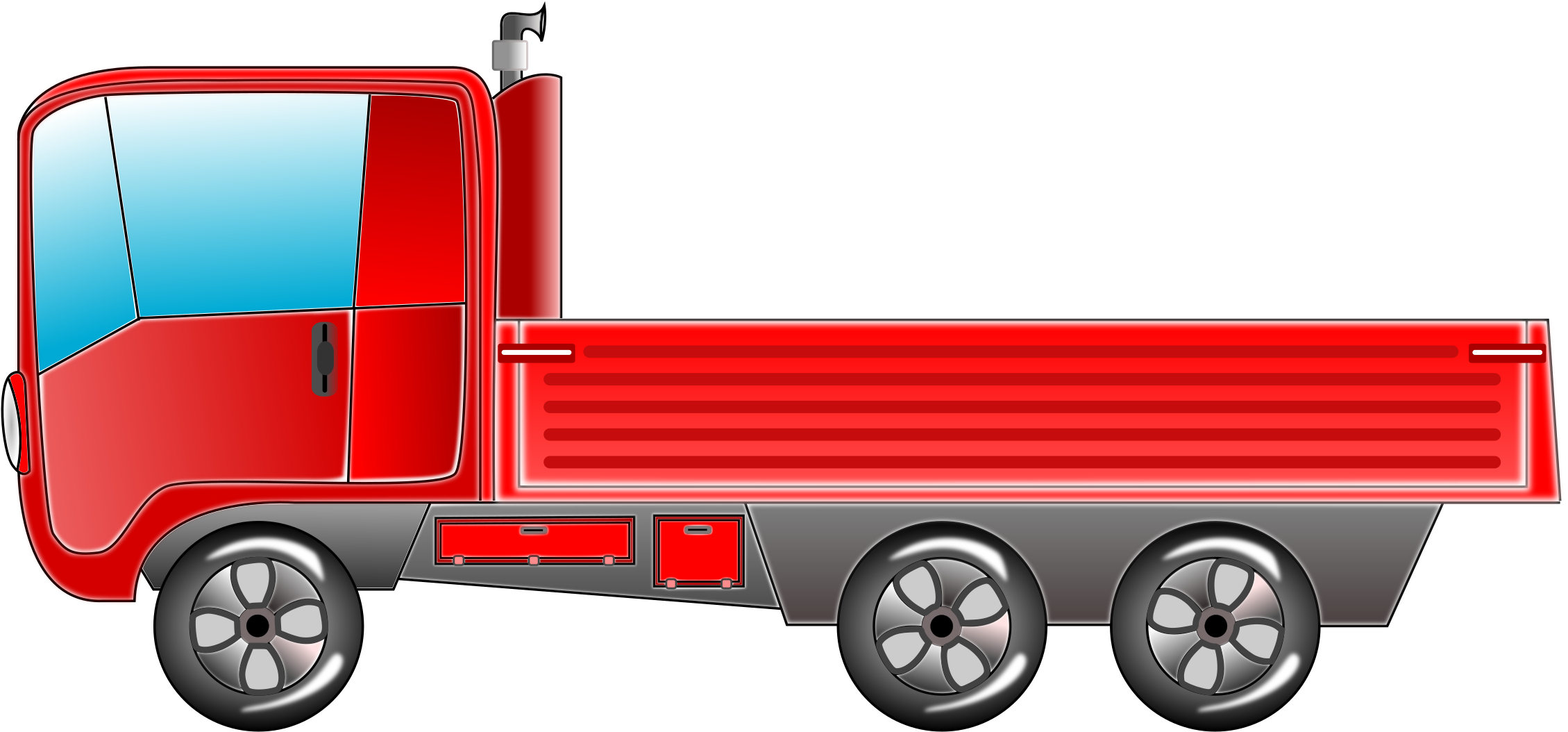 Big Image - Open Truck Cartoon (2400x1190)