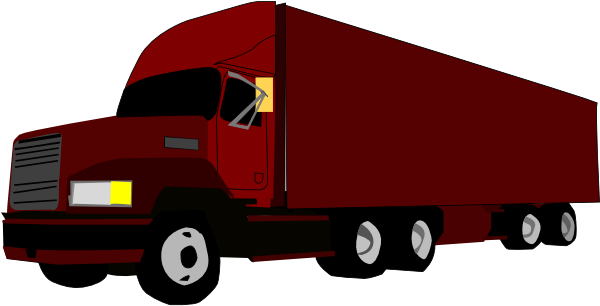 Truck Clip Art - 18 Wheeler Clip Art (600x400)