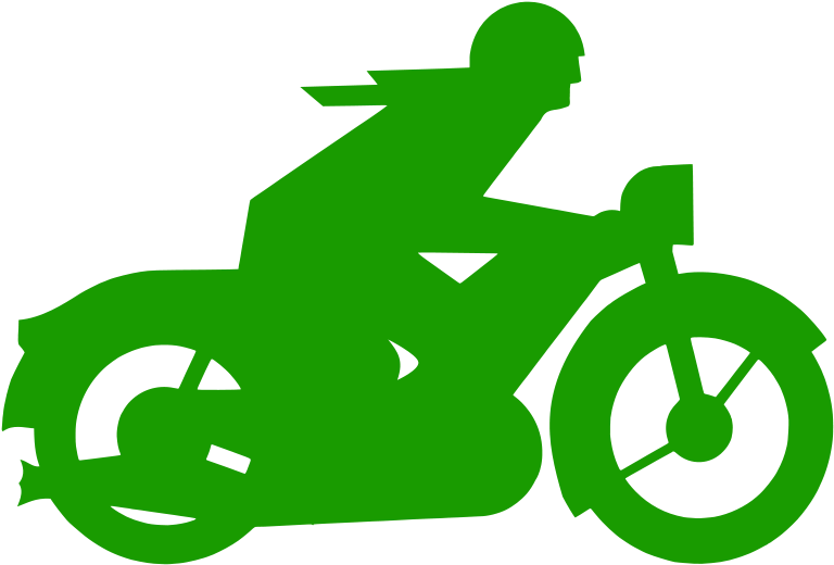Green Motorcycle Vector (900x628)