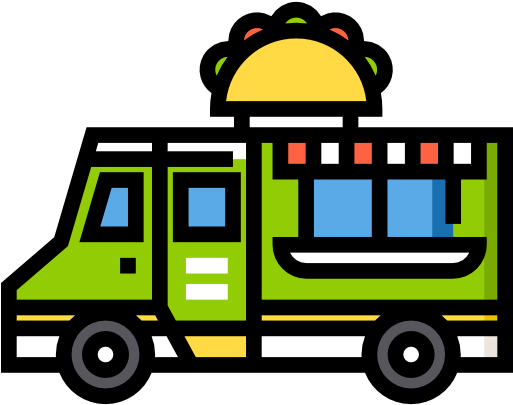 Taco Truck Free Icon - Food Truck (512x512)