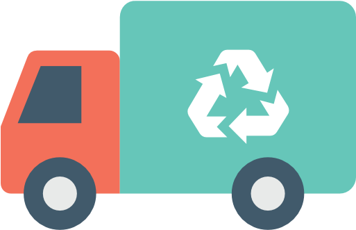 Garbage Truck Free Icon - Garbage Truck Icon Png (512x512)