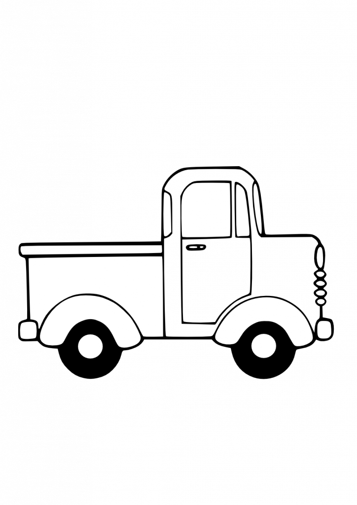 Profitable Little Blue Truck Coloring Pages Perfect - Little Blue Truck Printable (724x1024)