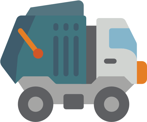 Garbage Truck Free Icon - Toy Vehicle (512x512)