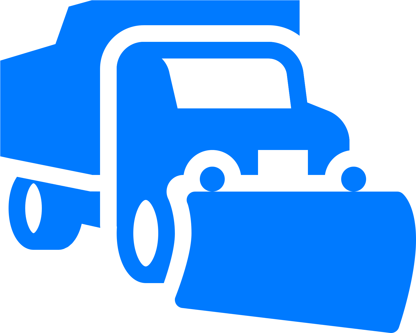 Snow Removal - Snow Plow Icon (1600x1600)