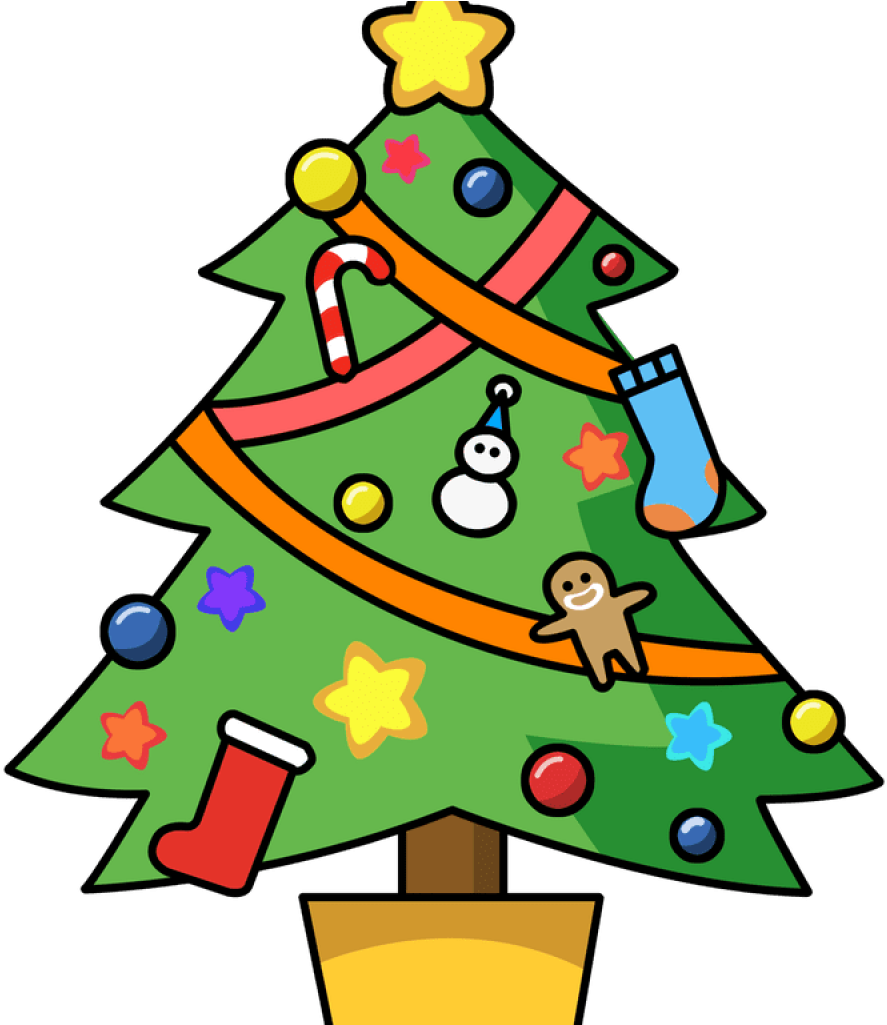Christmas Tree Line Art Christmas Tree Clip Art Find - Christmas Tree Clip Art (1200x1200)