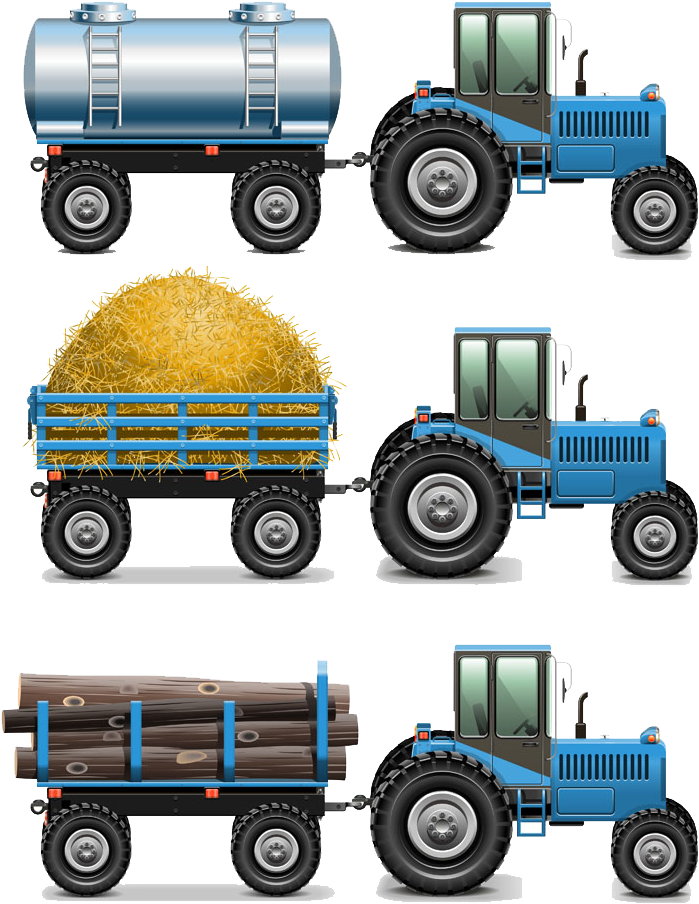 Tractor Semi Trailer Truck Agriculture - Tractor Semi Trailer Truck Agriculture (1000x1000)