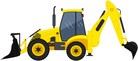 18 - Maquinaria Pesada Dibujos Png (500x255)