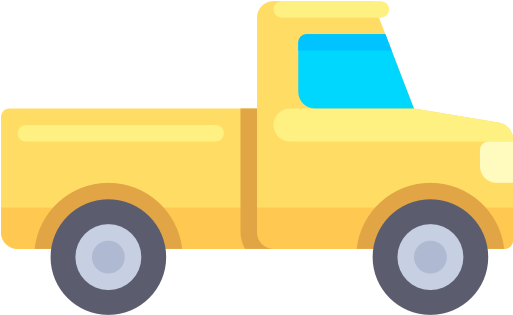 Pickup Truck Free Icon - Pickup Truck (512x512)