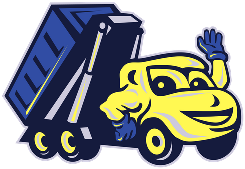 Roll Off Dumpster Rental Leland Nc - Cartoon Tipper Van (500x500)