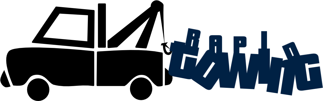 Made Something With A Towtruck - Tow Truck Clip Art (1200x484)
