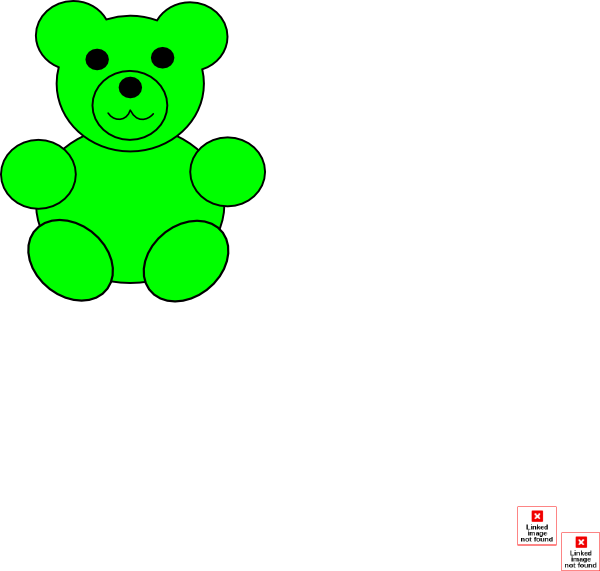 Teddy Bear Gummy Bear Clip Art - Green Counting Bears (600x571)