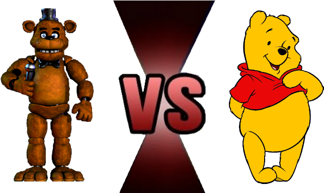 Freddy Fazbear Versus Winnie The Pooh By Brownpen0 - Five Nights At Freddy's (702x384)