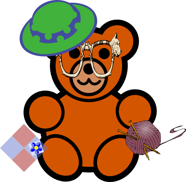 Grandma Bear Clip Art - Grandma Bear Clipart (600x586)