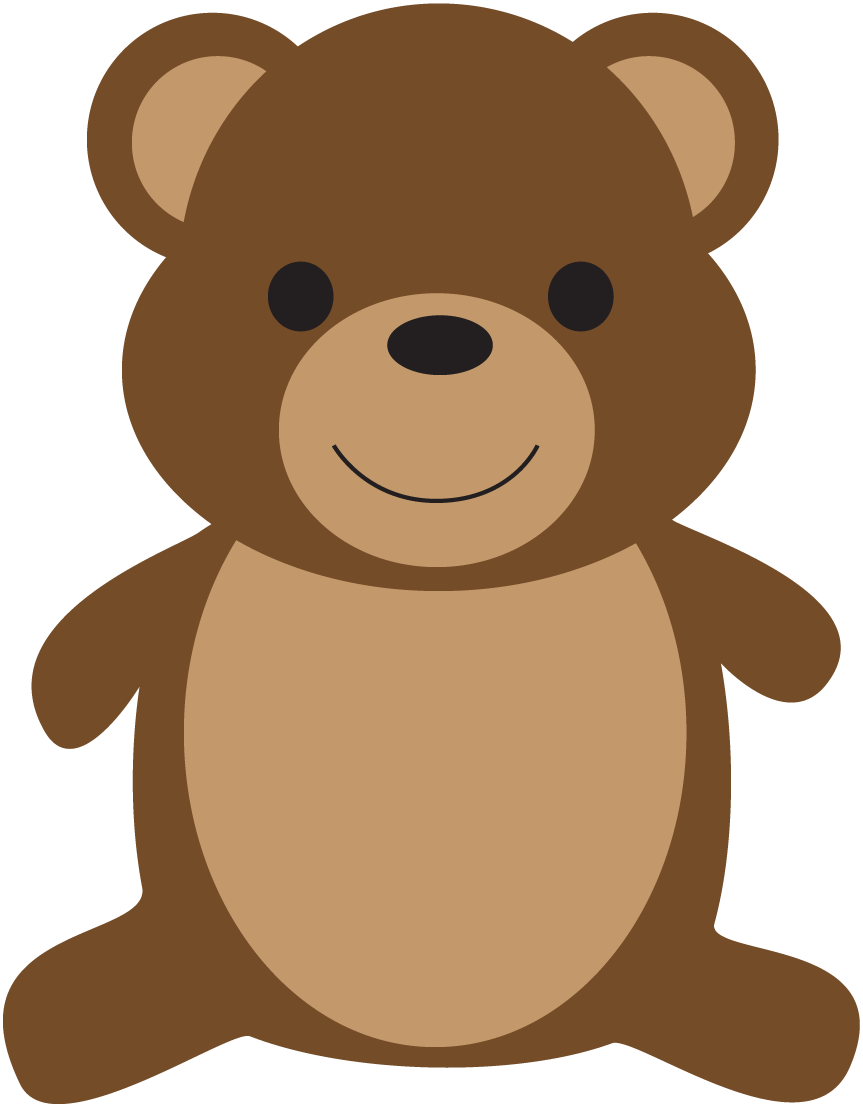 Honey Pretty Clipart 006 - Bear (863x1107)