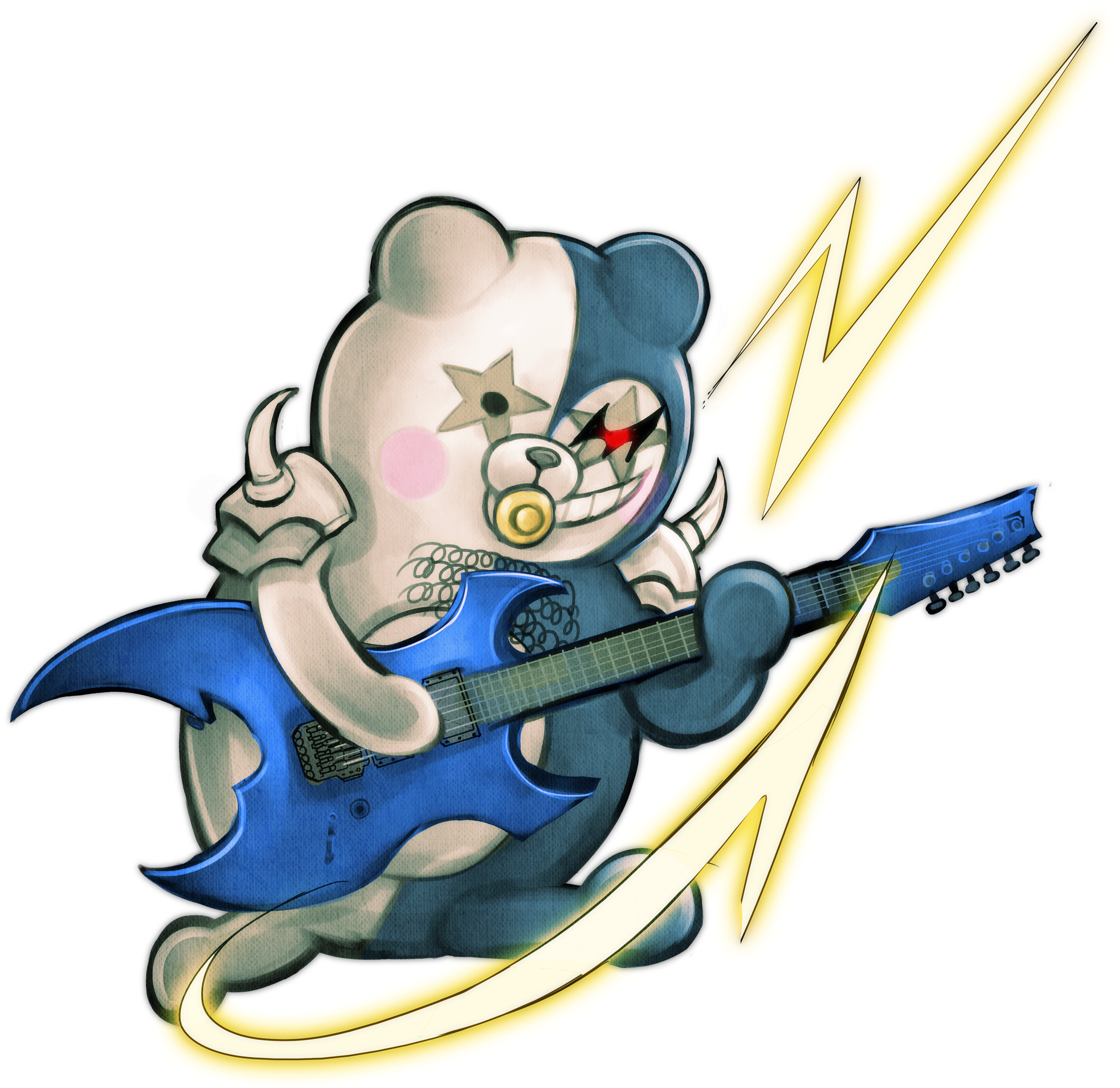 Illustration - Danganronpa V3 Monokubs (3000x3000)