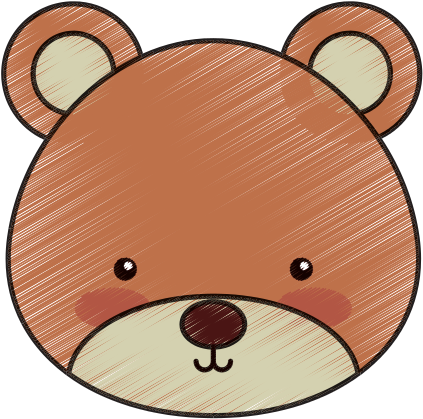 Cute Bear Woodland Icon - Vector Graphics (550x550)