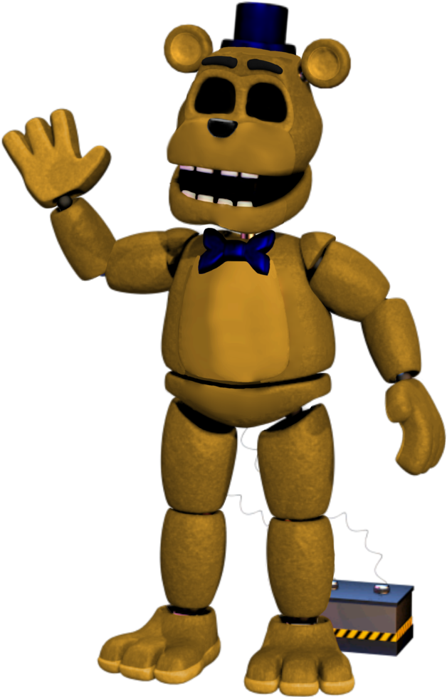 Golden Nedd Bear By Thefnafeditingmaster - Freddy Fazbear's Pizzeria Simulator Nedd Bear (814x982)
