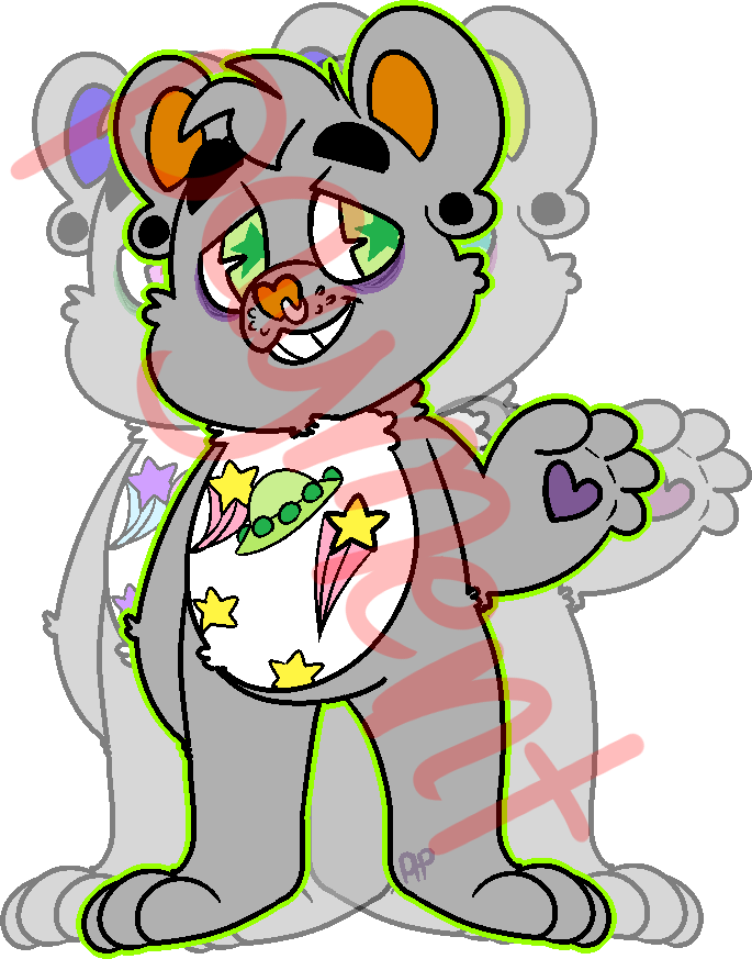 Care Bear Stare Bitch By Pastelhyenapunk - Cartoon (685x873)