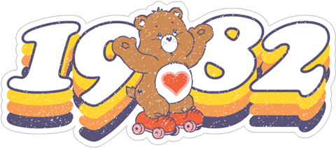 Sticker 4 From Collection «care Bears Skate Stickers» - Sticker (490x317)