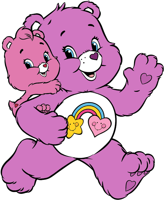 Care Bears And Cousins Clip Art Cartoon Clip Art - Care Bears Friend Bear (543x657)
