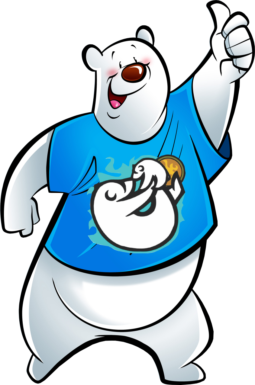 Polar Bear Brown Bear American Black Bear Cartoon - Polar Bear Cartoon (844x1275)