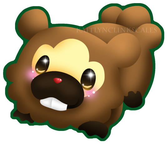 Bidoof By Clinkorz - Baby Bidoof (600x518)