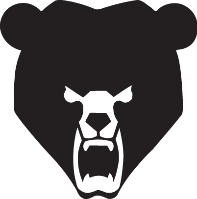 Return - Bear Black And White Logo (402x407)