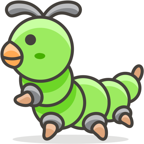 Raupe, Tier Symbol - Emoji Ulat (512x512)