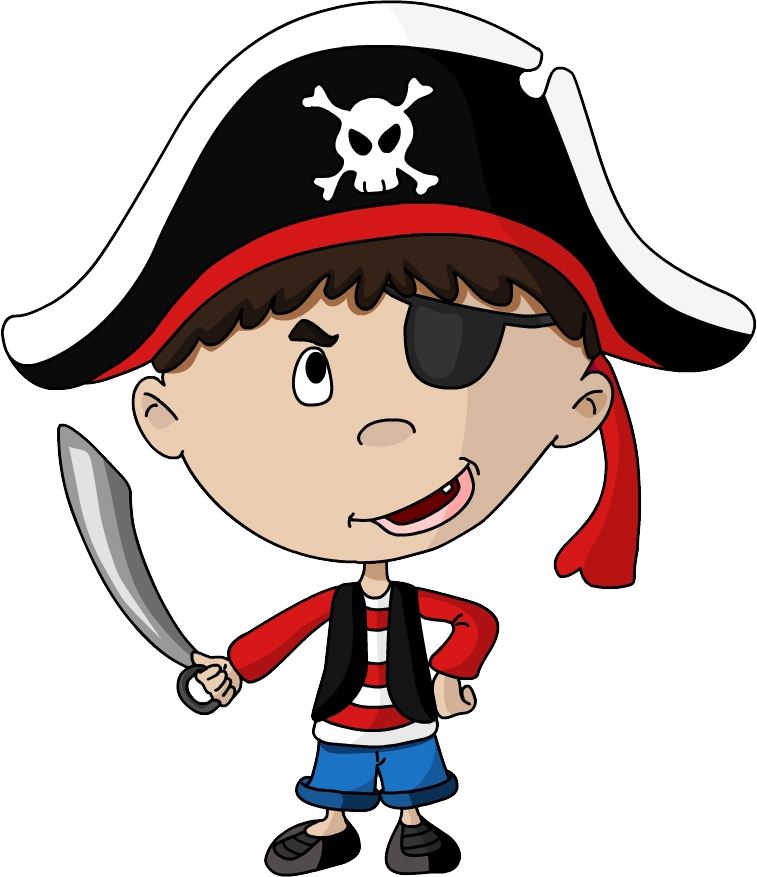 Pirate Png - Pirate Kid (757x877)