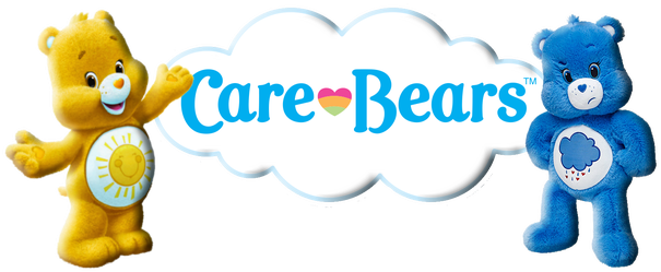 Care Bears Grumpy Bear Care Bear Funshine Care - Care Bear Coloring Pages (605x249)