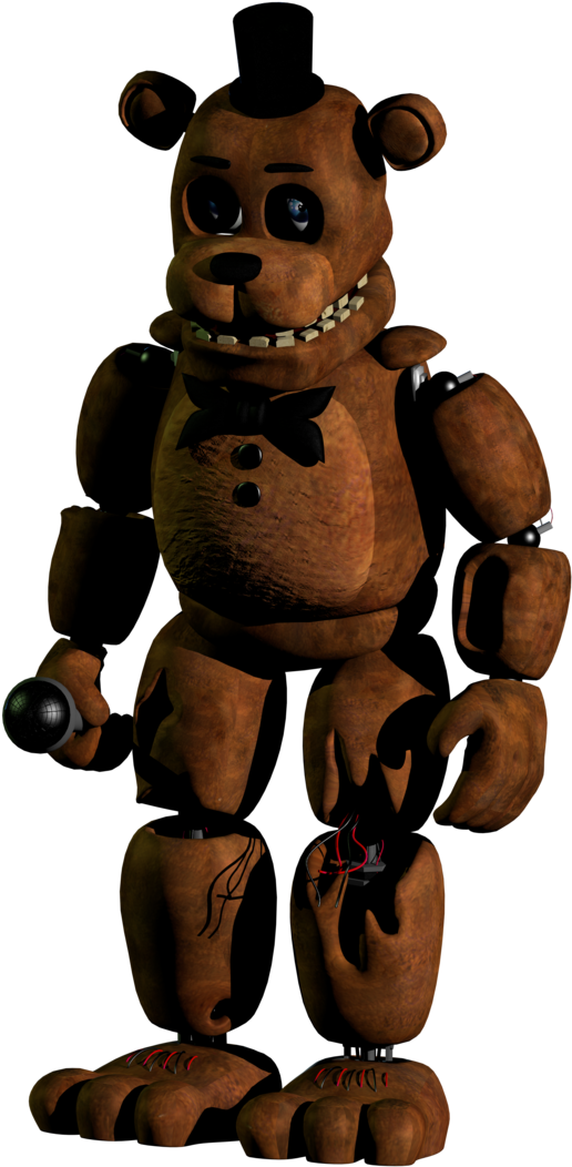 Stylized Withered Freddy By Austinthebear - Stylized Freddy (746x1071)