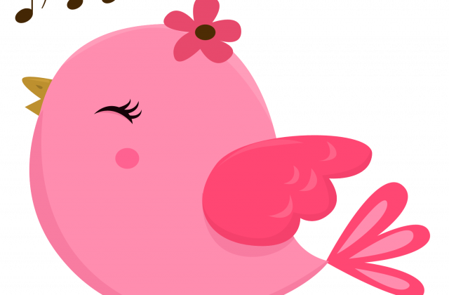Ff6699 - Cute Bird Clipart Png (640x420)