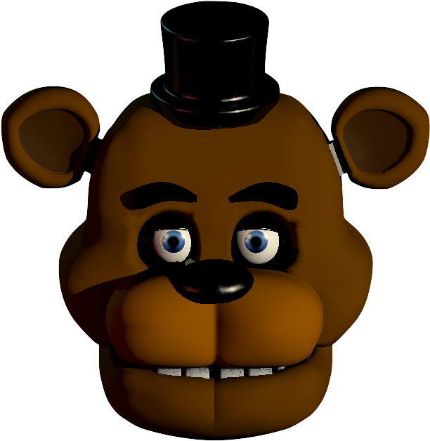 [fnaf Blender] Freddy Fazbear Head *done* By Fazbearstudiosart - Fnaf Freddy Fazbear Head (714x692)