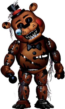 Withered Toy Freddy By Yoshipower879 - Fnaf Withered Toy Freddy (325x479)
