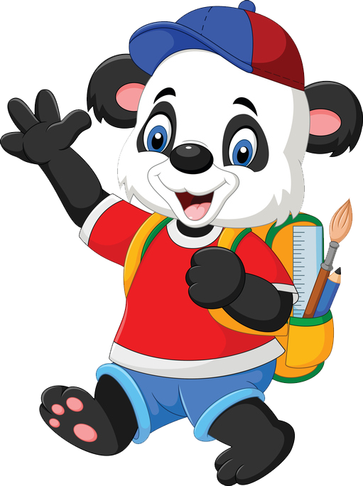 Panda Bear Child Care & Pre-school, - Panda Bear In School (511x684)