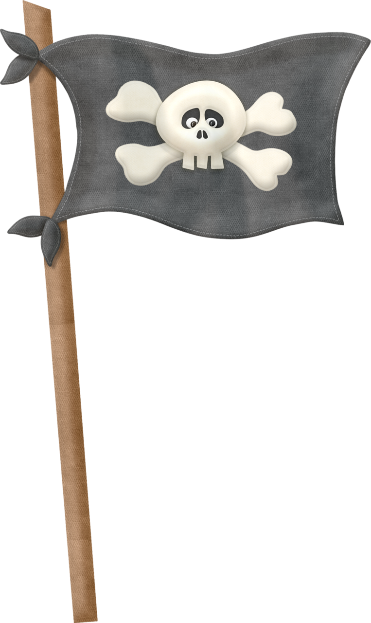 Pirate Flagspirate Themepirate Partyclipart - Bandera Pirata Jake Png (763x1280)