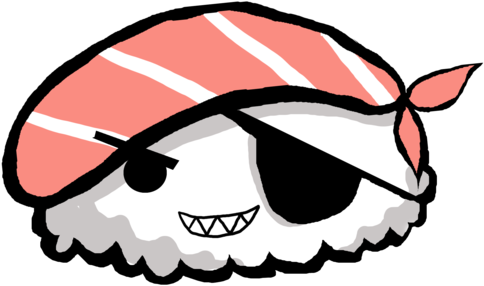 Pirate Sushi By Pennydox - Pirate Sushi By Pennydox (600x393)