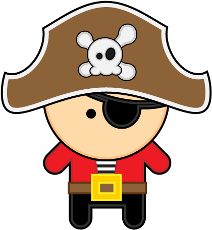 Cute Kids Png Hd - Cute Pirate Wall Clock (800x600)