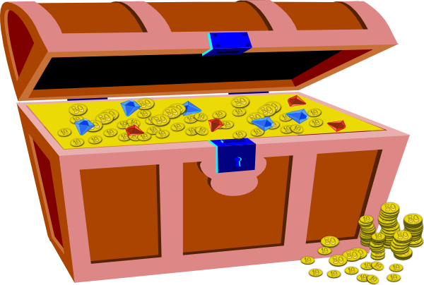 Treasure Chest Clip Art (600x404)