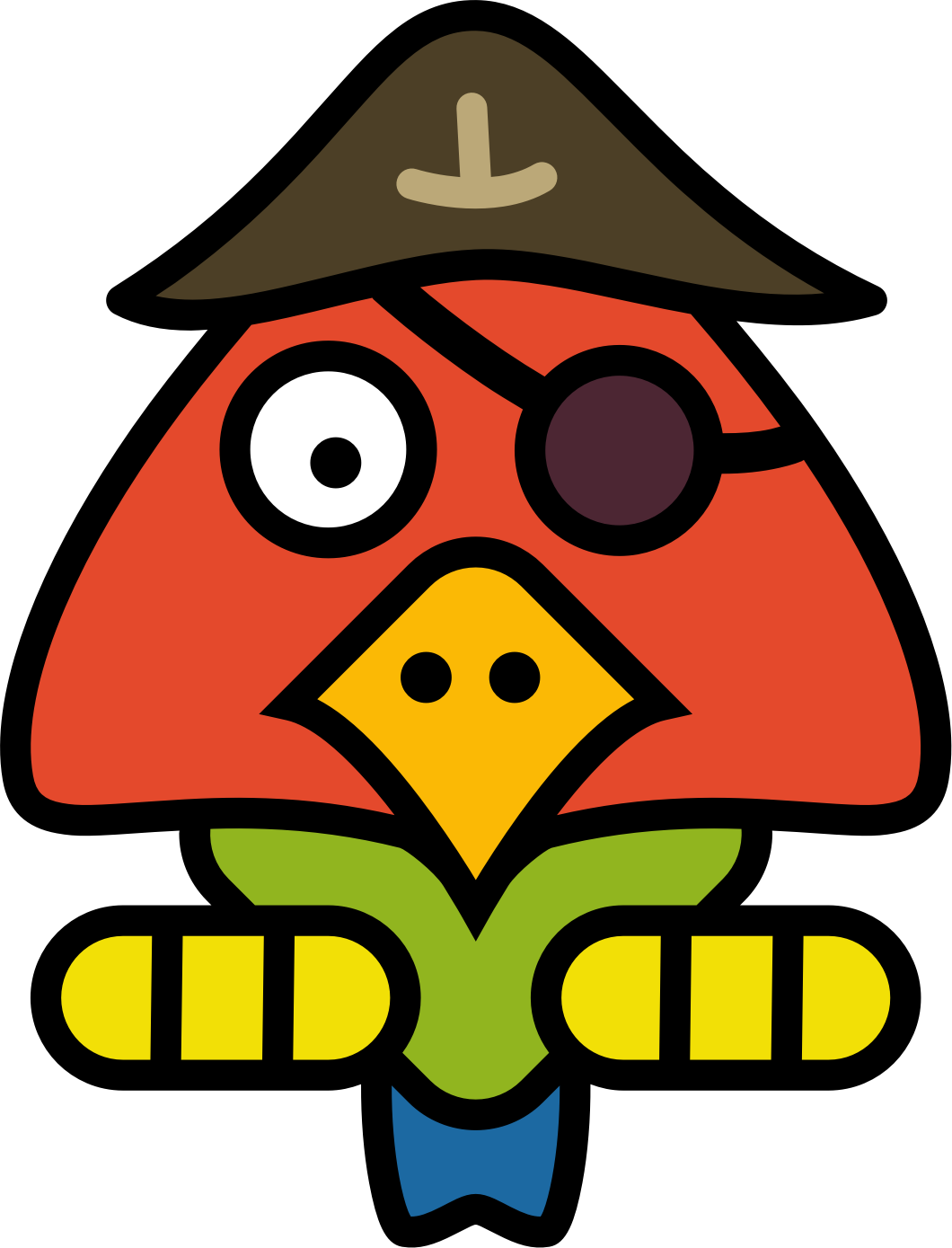 Pirate Parrot - Parrot (1060x1389)