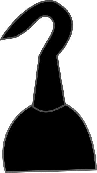 Black Hook Clip Art At Clker - Clip Art (336x597)