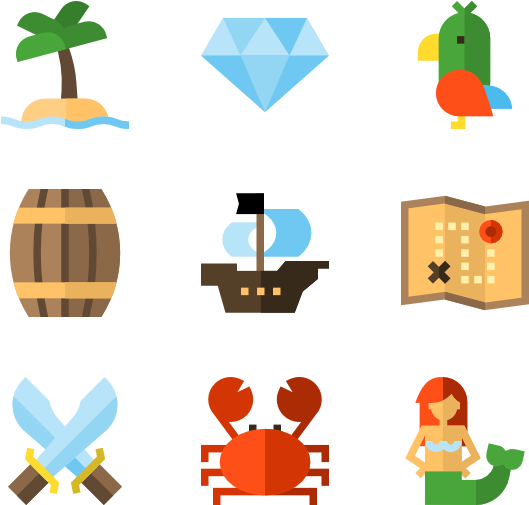Pirate Icons - Pirate (600x564)
