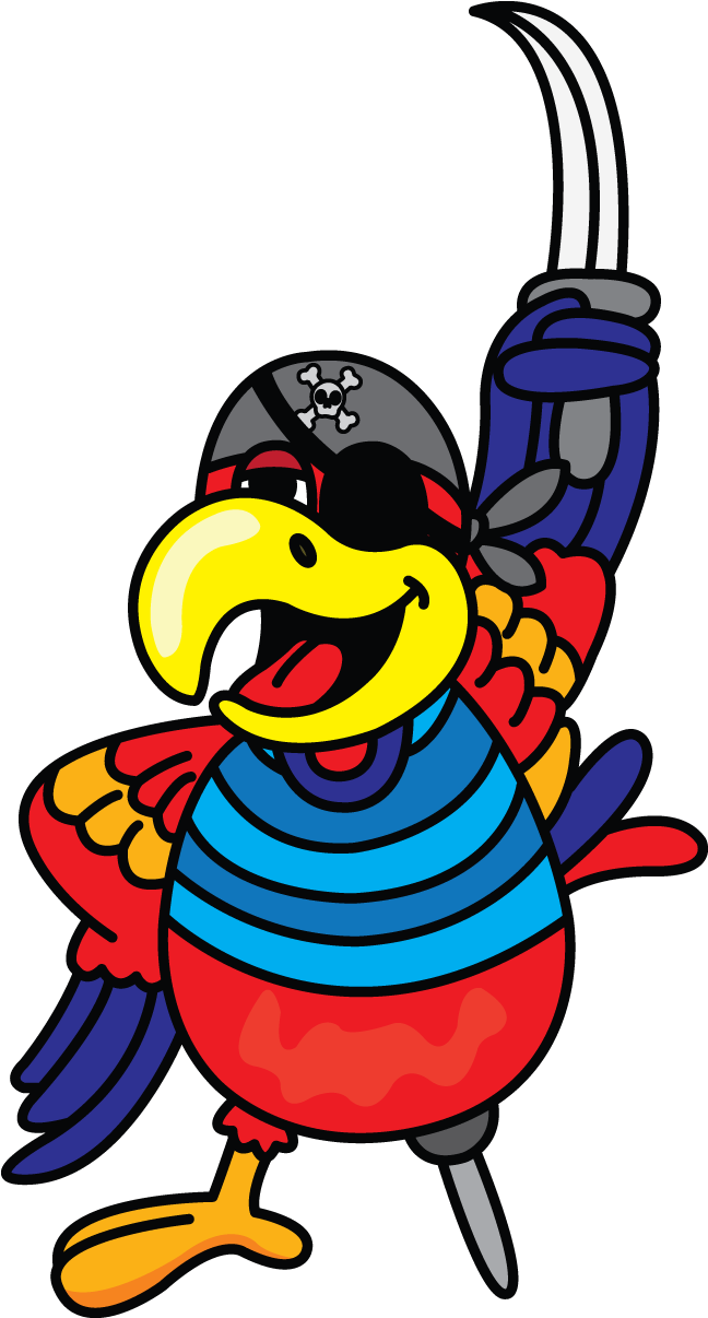 Pirate Parrot Drawing, Painting Http - Cartoon Pirate Parrot Transparent (720x1280)