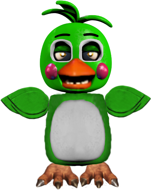 Funtime Foxy The Pirate/pre Mangle's Parrot By Sammy2005 - Art (800x800)