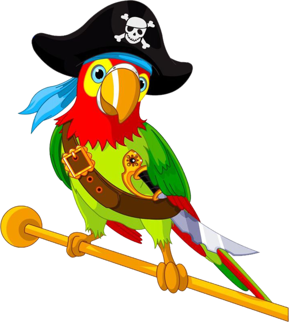 Pirate Parrot Women's Printed Tank - Cartoon Pirate Parrot (934x1040)