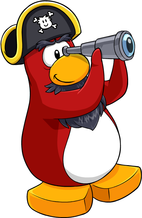 Rockhopper Telescope - Club Penguin Pirate (510x759)