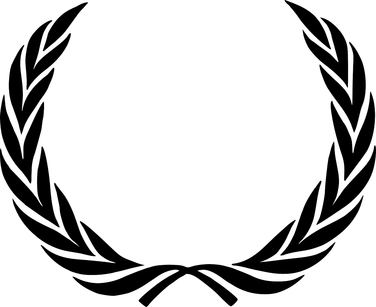 Wreath Clipart Greek - 22 Laurel Wreath Clip Art (1280x1045)