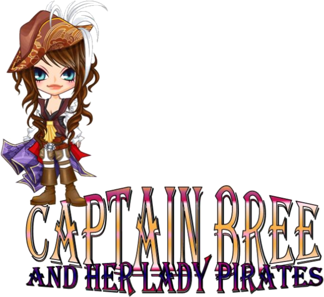 Captain Bree And Her Lady Pirates - Girl Pirate Cartoon (745x744)